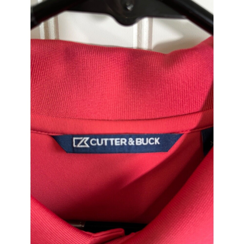 Cutter & Buck Houston Golf Polo Shirt Classic 2019  Size - XL/TG Salmon Color - Picture 3 of 6